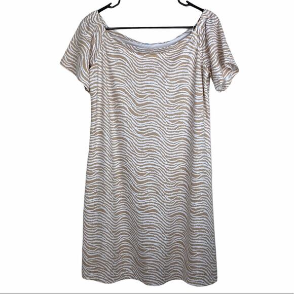 J Mclaughlin Nomi Catalina Off Shoulder Dress Medium - Picture 1 of 8